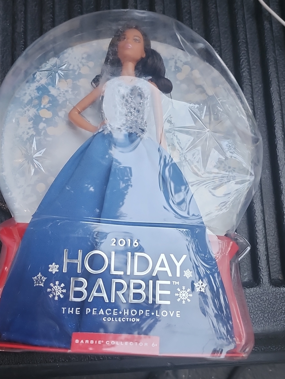 Barbie 2016 Holiday Barbie Doll - Blue Holiday Gown